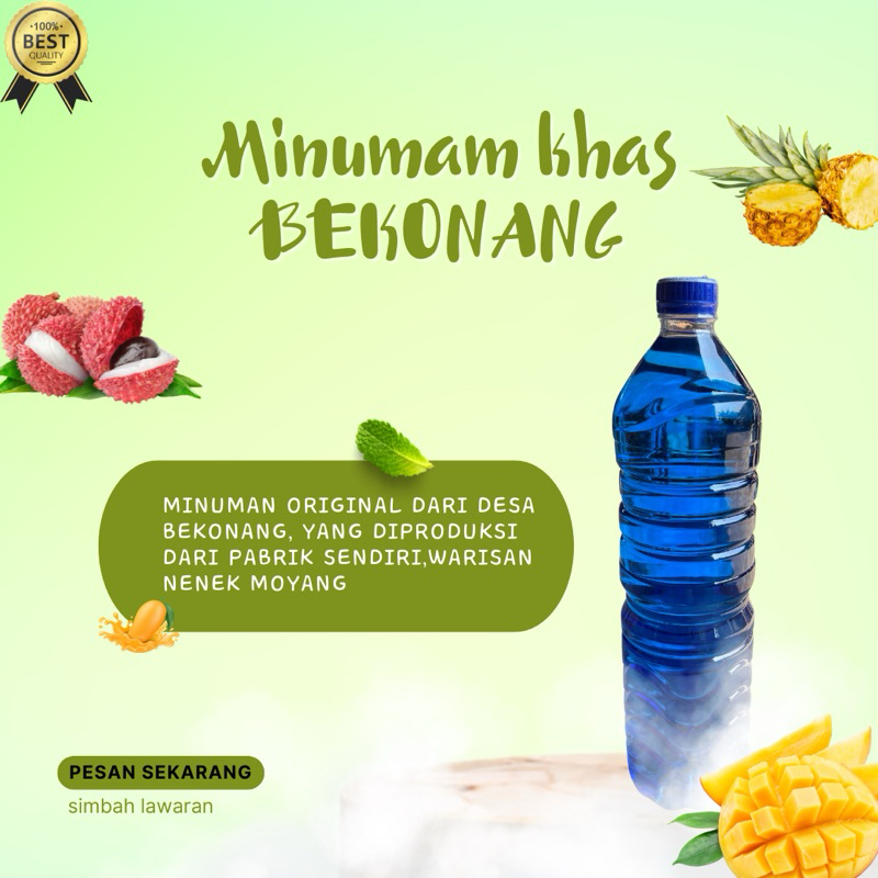 

perisa rasa buah bluebery 1.5L