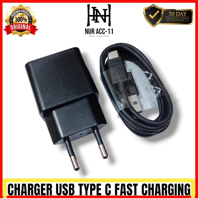 Charger Original SONY Xperia XA2 XZ3 XZ2 XZ2 Premium X Compact Type C Fast Charging