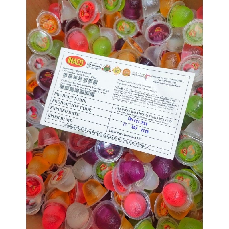 

inaco jelly 500gram jajan lebaran 2025