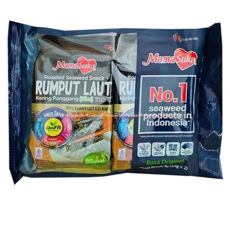 

rumput laut panggang (nori) Mama suka (2pcs)