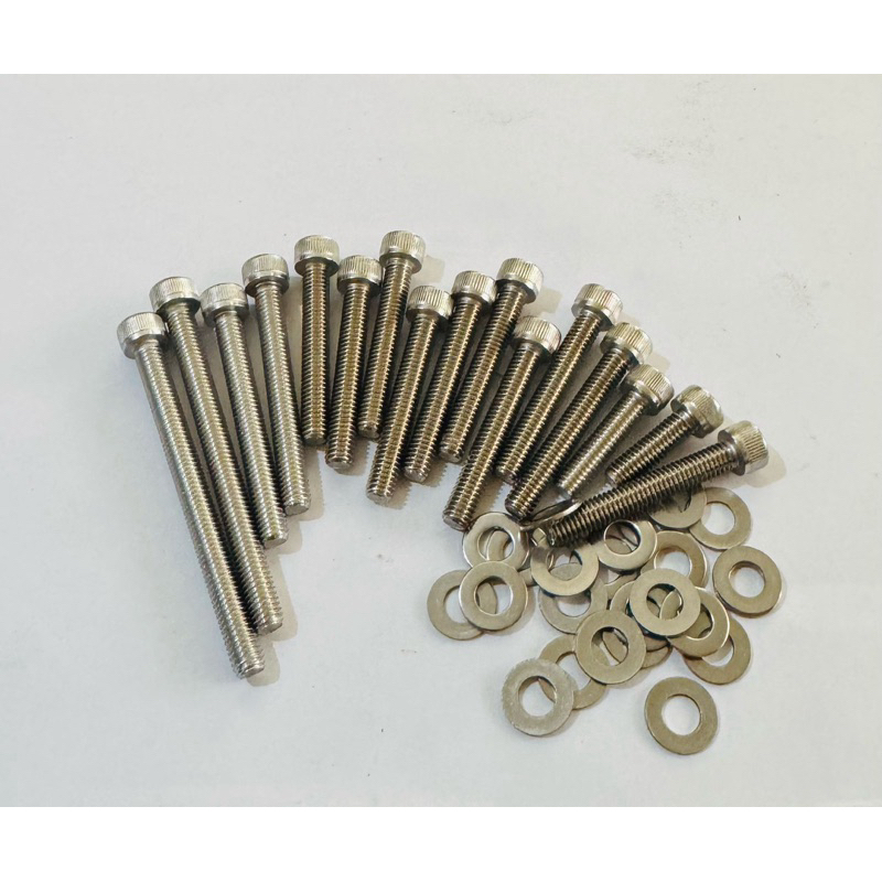 baut blok mesin L set stainless supra x125 2009