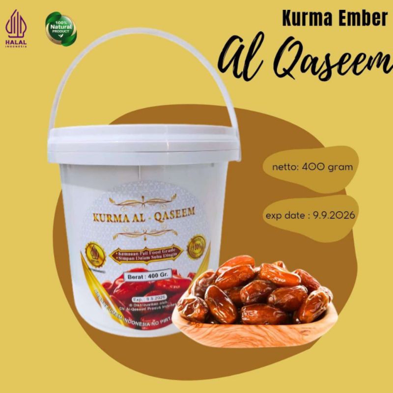 

KURMA AL QASEM 400GRAM