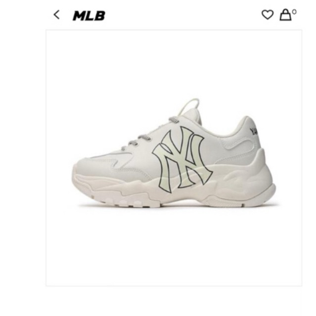 preloved mlb shoes monogram white