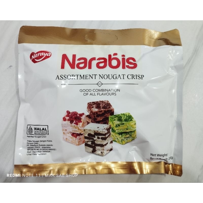 

NARAYA NARABIS NOUGAT 200GR