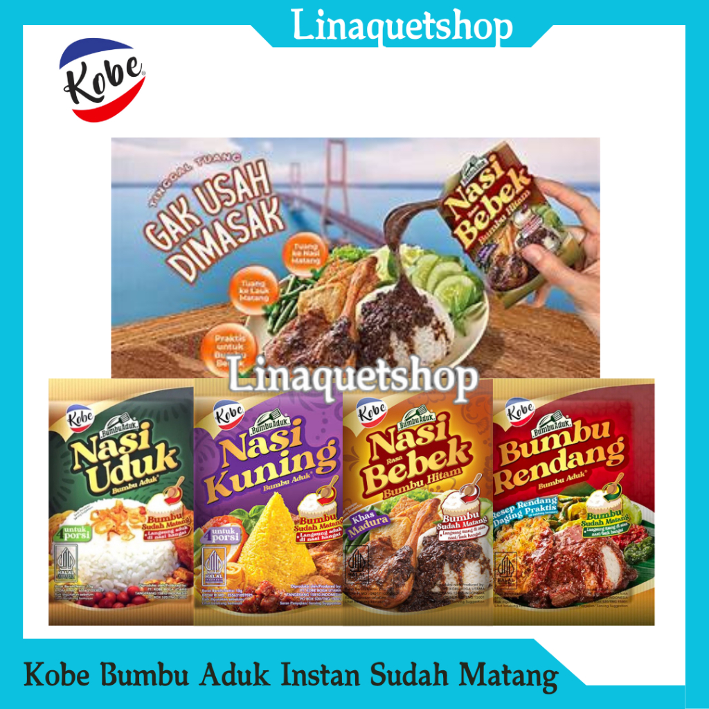 

KOBE Bumbu Aduk Instan Sudah Matang (1 Pcs)