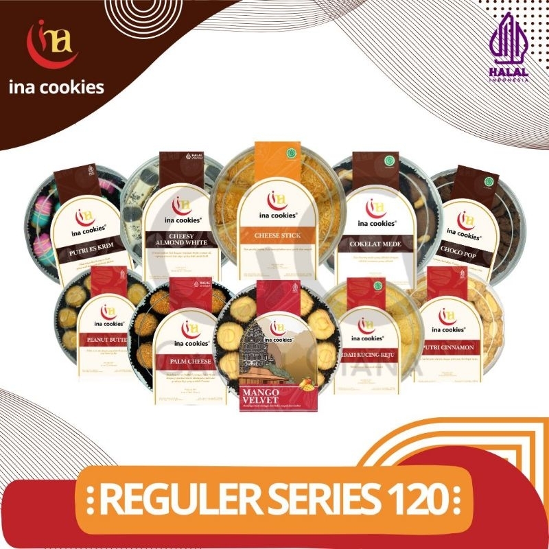 

Ina Cookies Kue Kering Varian Manis Keju Coklat Nastar Seri Reguler 120 (Pengiriman Ekspedisi)