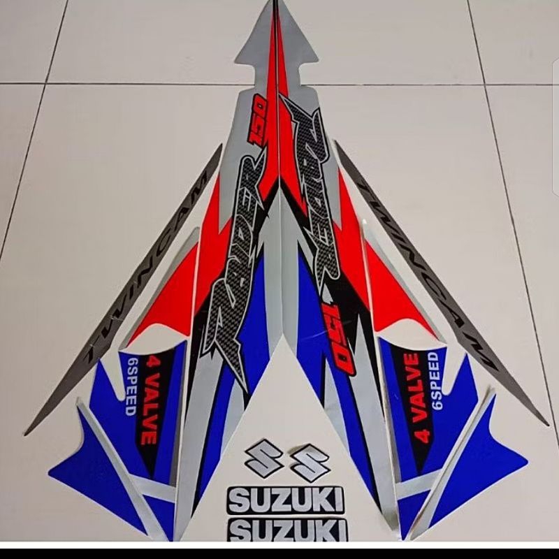 (BISA COD) Striping Raider 150R CBU Sticker Lis standard Ori Suzuki Satria Fu Raider R150 Build Up