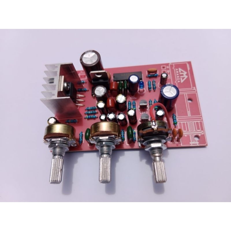 kit amplifier dan tune control 2 TR plus radio tuner fm mono