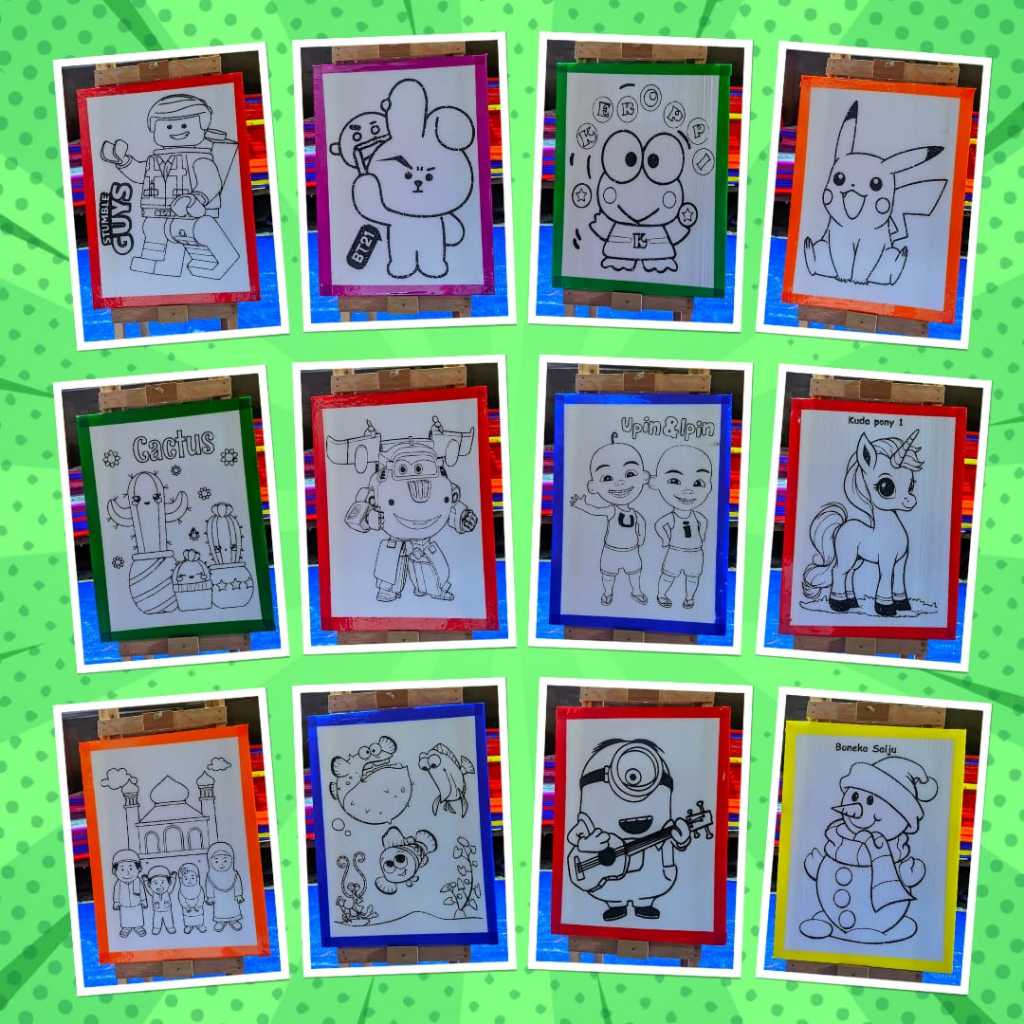 

GROSIR STEROFOAM LUKIS/MEWARNAI ISI 30 PCS TERMURAH UKURAN 30x40