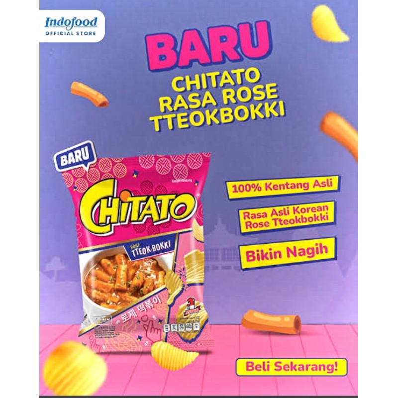 

Chitato Rasa Asli Rose Tteok-bokki 68 gr