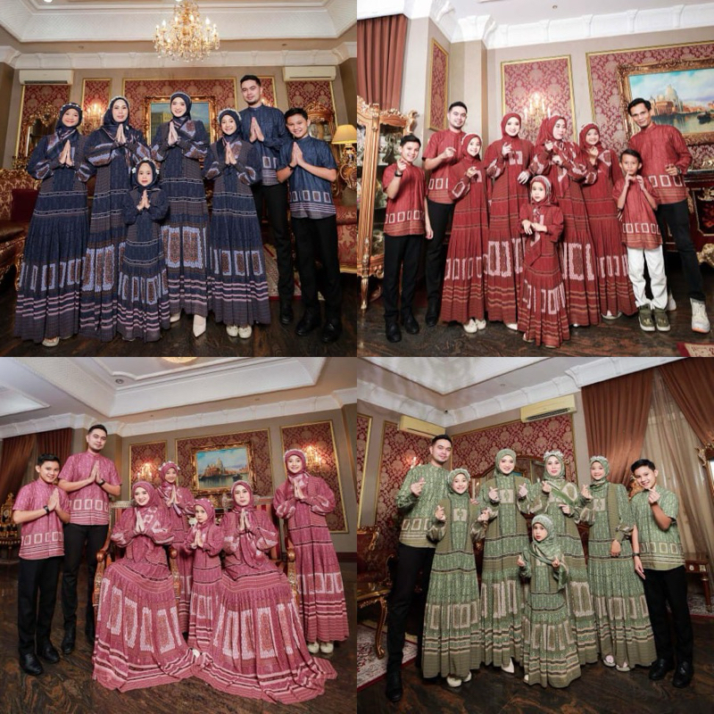 (khusus kemeja daddy & boy) Sarimbit Raya Family Series by AC original terbaru