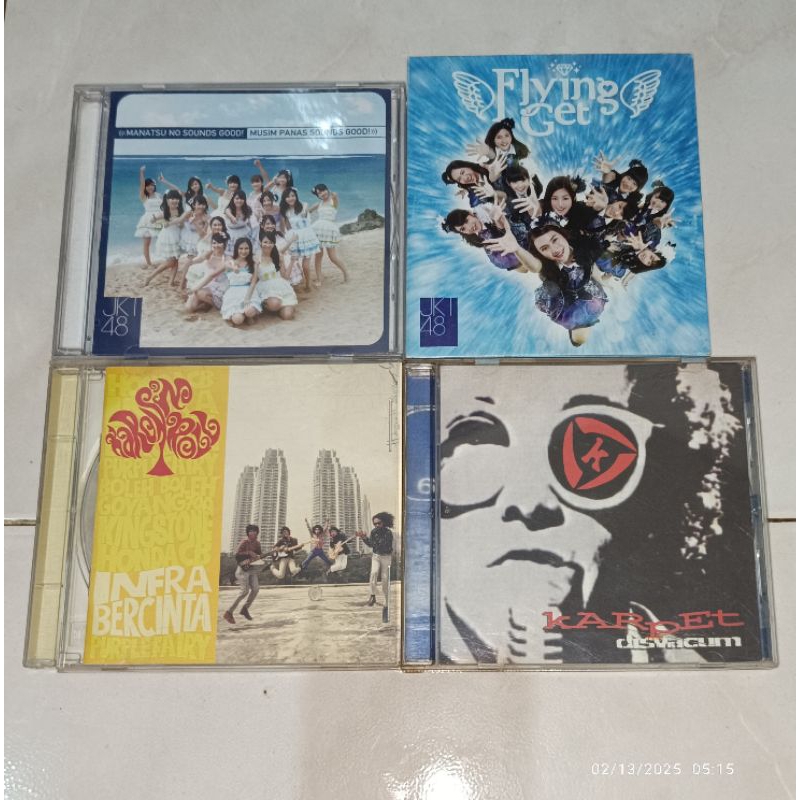 Baca Deskripsi dulu, CD Indonesia JKT48-Musim Panas Sounds Good / JKT48-Flying Get / KARON N ROLL-In