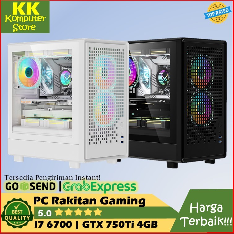 Pc Gaming Intel i7 6700 | Gtx 750ti 4G |Ssd 256gb |Ram 16GB |Hardisk 500G [ Pc Only ]
