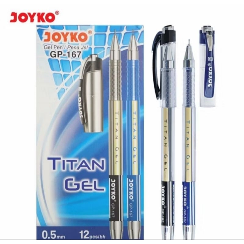 

pulpen joyko Titan gel 0,5mm