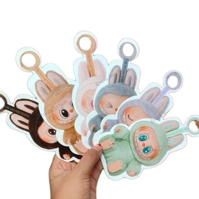 

50 pcs Amplop Lebaran 2025 Unik Amplop Labubu 3D Viral Motif Bolak Balik Ampau Lebaran labubu ampau lebaran lucu