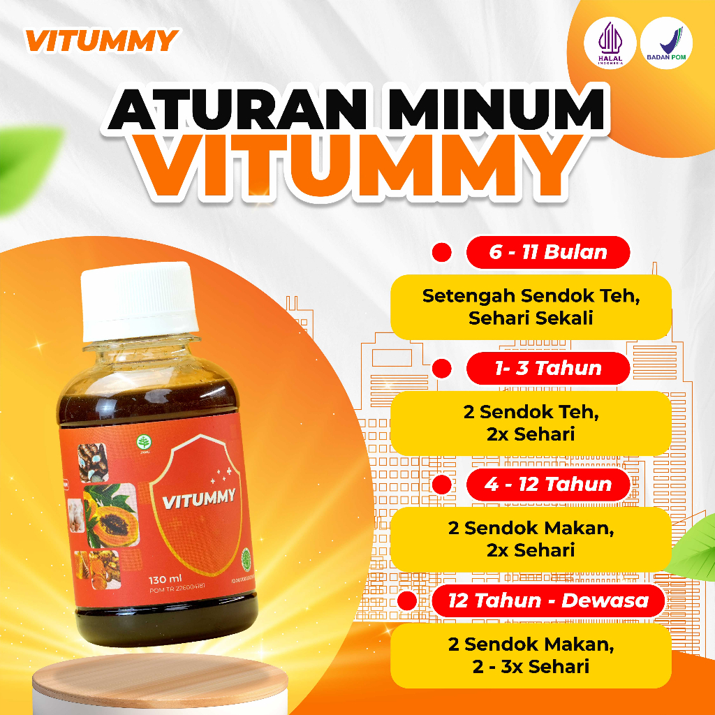 

Madu Vitummy Paket 1 Botol 130 ML