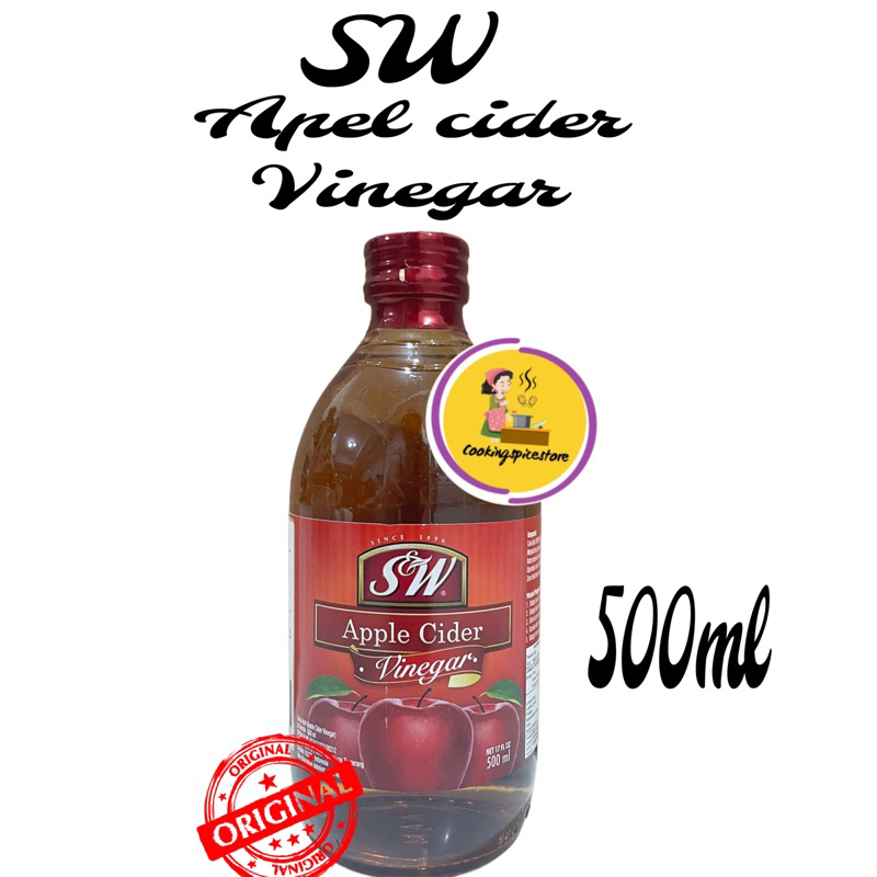 

SW | S&W Apple Cider Vinegar 500ml | Cuka Apel