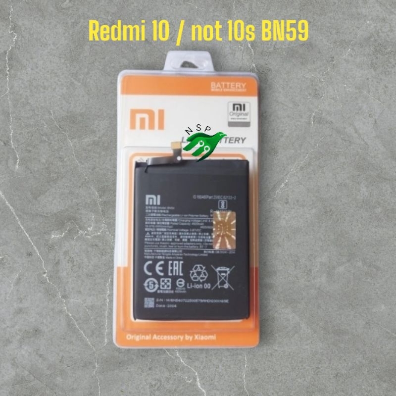 Baterai xiomi redmi 10 / not 10s original