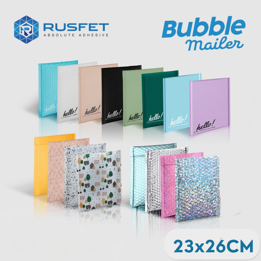 

Amplop Bubble - Bubble Mailer Rusfet 23cm x 26cm