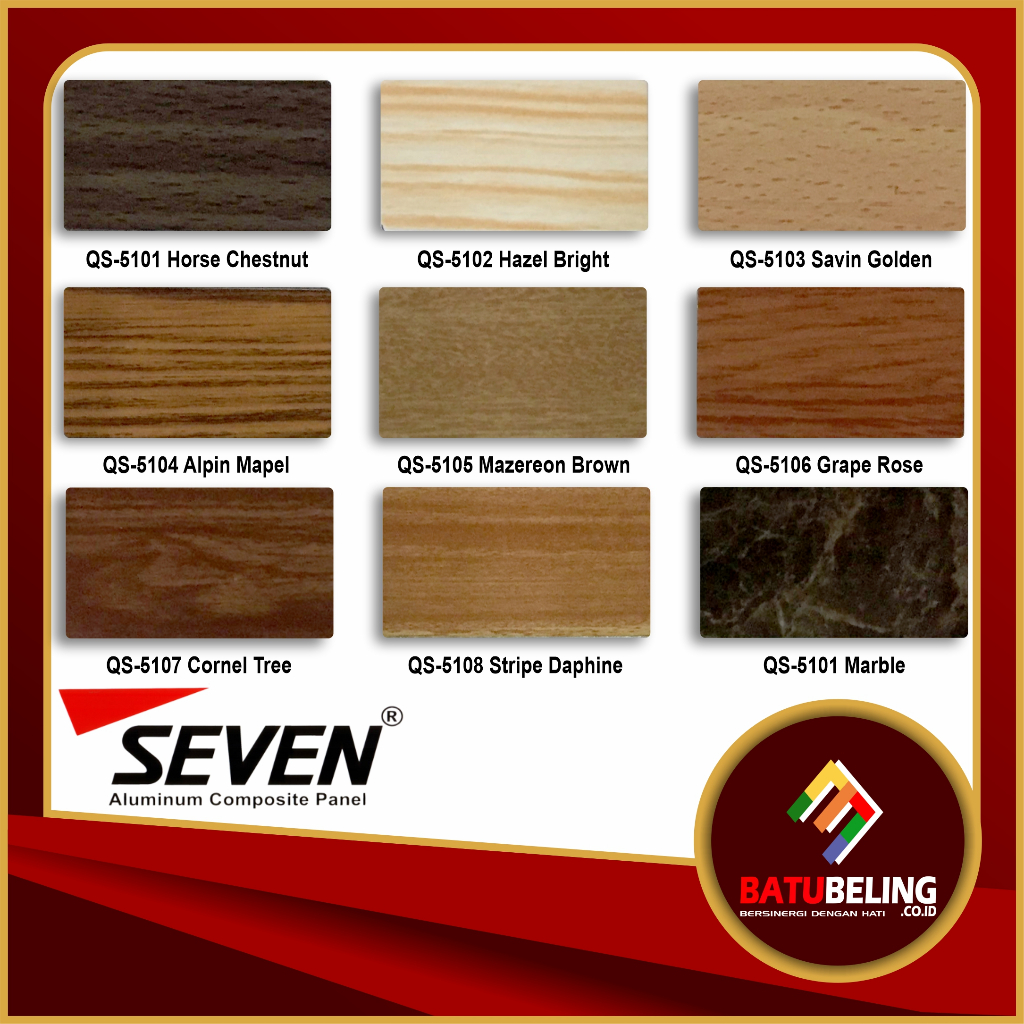 ACP Aluminium Composite Panel ACP Seven PE 0.21 Tebal 4 mm