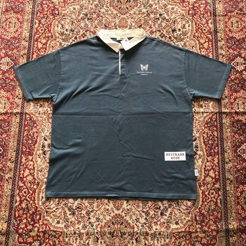 Kaos Perushu japan oversize poloshirt HE906