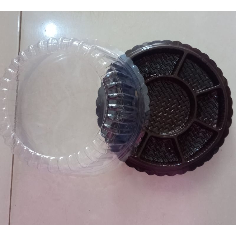 Mika Tumpeng mini sekat sekat 8 CT 20 / Tray Bolu bulat 20cm-Isi 10set Kitchenware