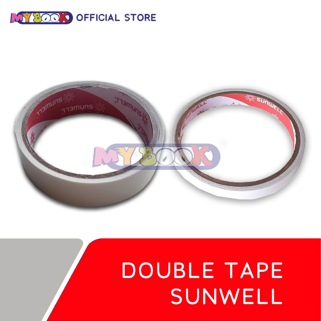 

Sunwell Double Tape / Isolasi Bolak Balik 1/2 inch