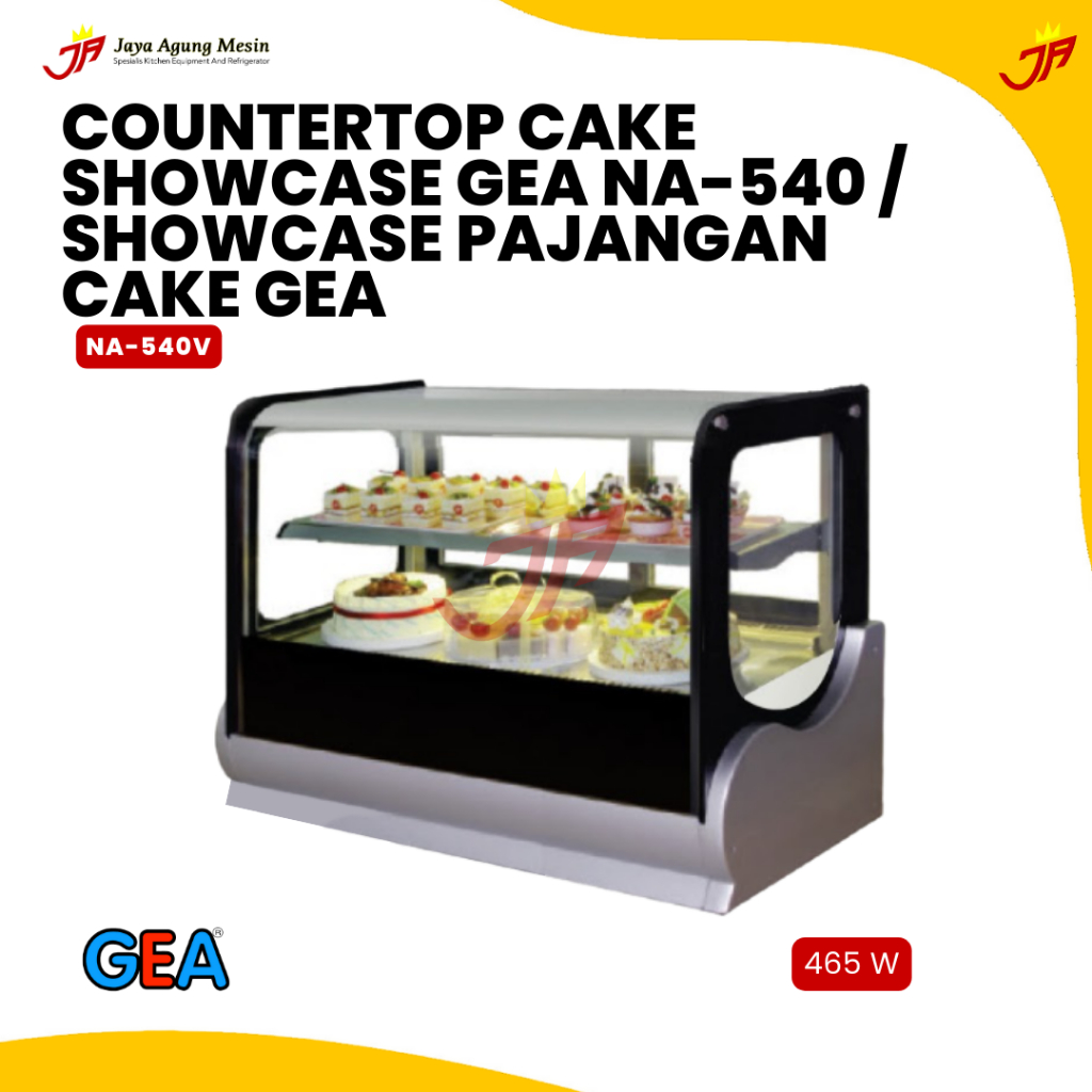 GEA Counter Top Cake Showcase NA-540 / Showcase Pajangan Cake Gea