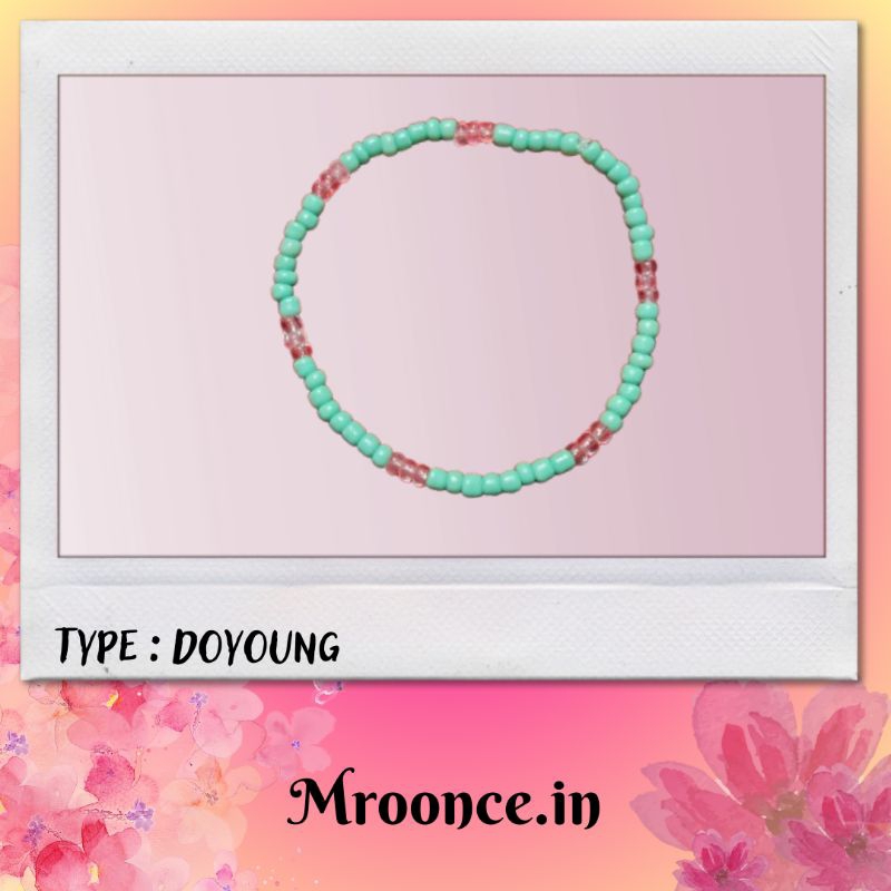 Gelang manik/ Manik Doyoung NCT/ Gelang manik lucu/ Gelang manik simple