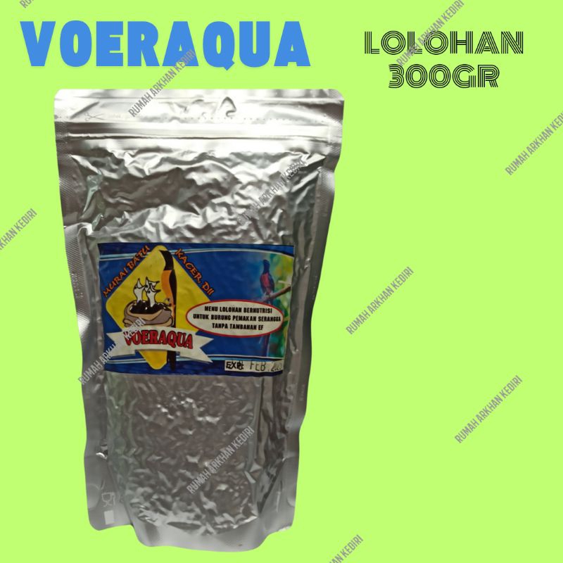 VOERAQUA LOLOHAN BURUNG PAKAN BURUNG LOLOHAN