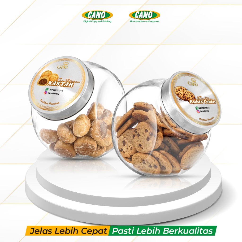 

CANO Stiker UV Gell Label Kemasan Transparan Spesial Ramadhan dan Idul Fitri