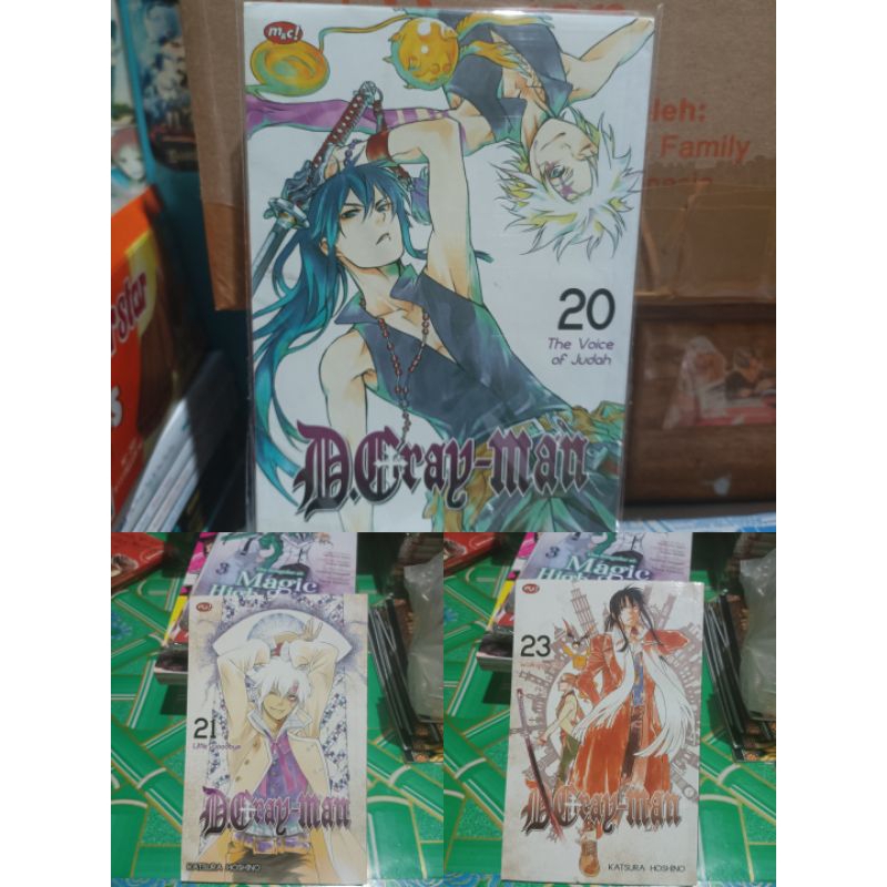Komik d gray man 20,21,23 / komik d gray man vol 20,21,23 segel