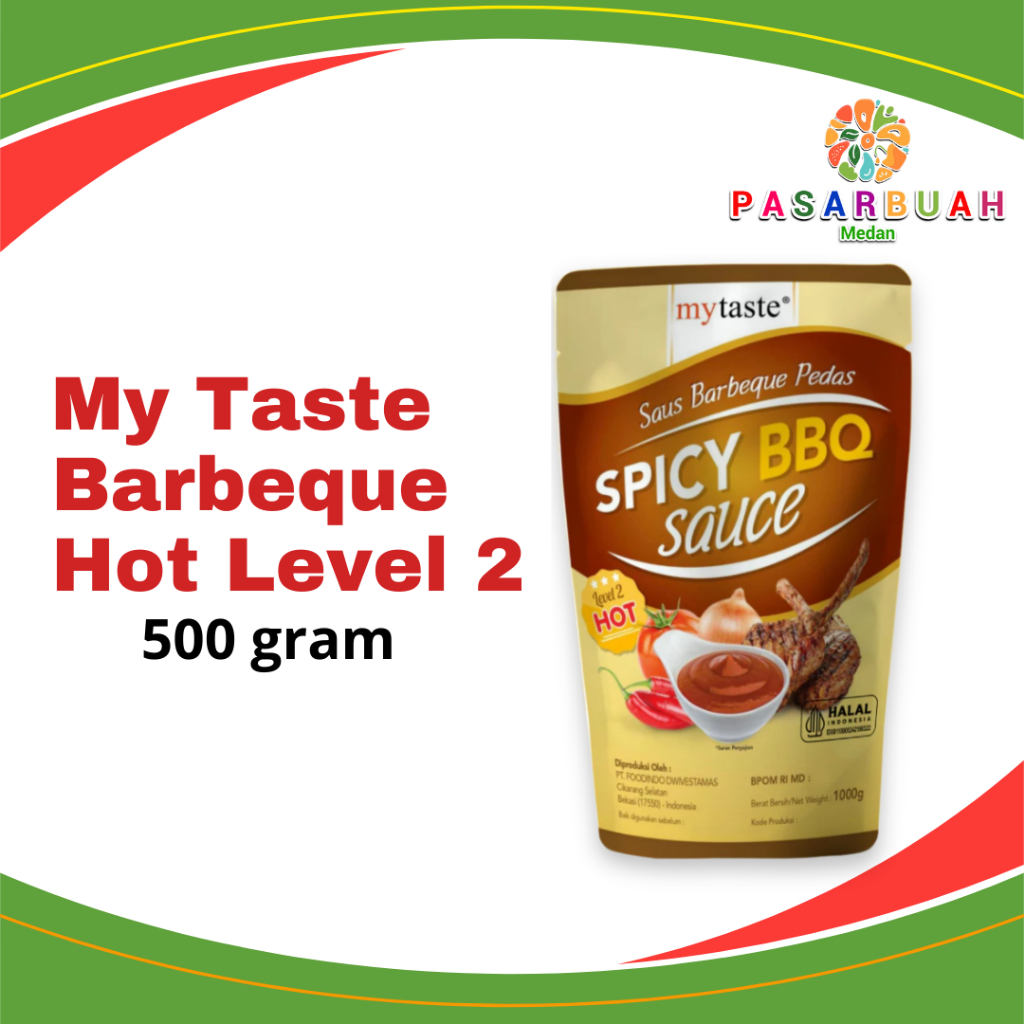 

Distributor My Taste Spicy Sauce BBQ Level 2 500 Gram - Pasar Buah Medan