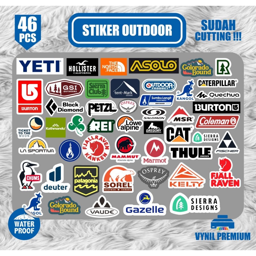 

Stiker pack Outdoor tinggal tempel waterproof isi 46pcs stiker case stiker aesthetic stiker decorasi