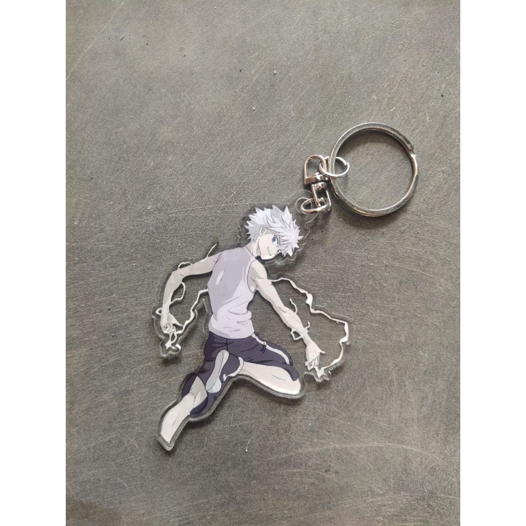 Gantungan Kunci Killua Zoldyck Hunter X Hunter Ganci Killua Zoldyck Ganci Akrilik Killua Zoldyck Hun