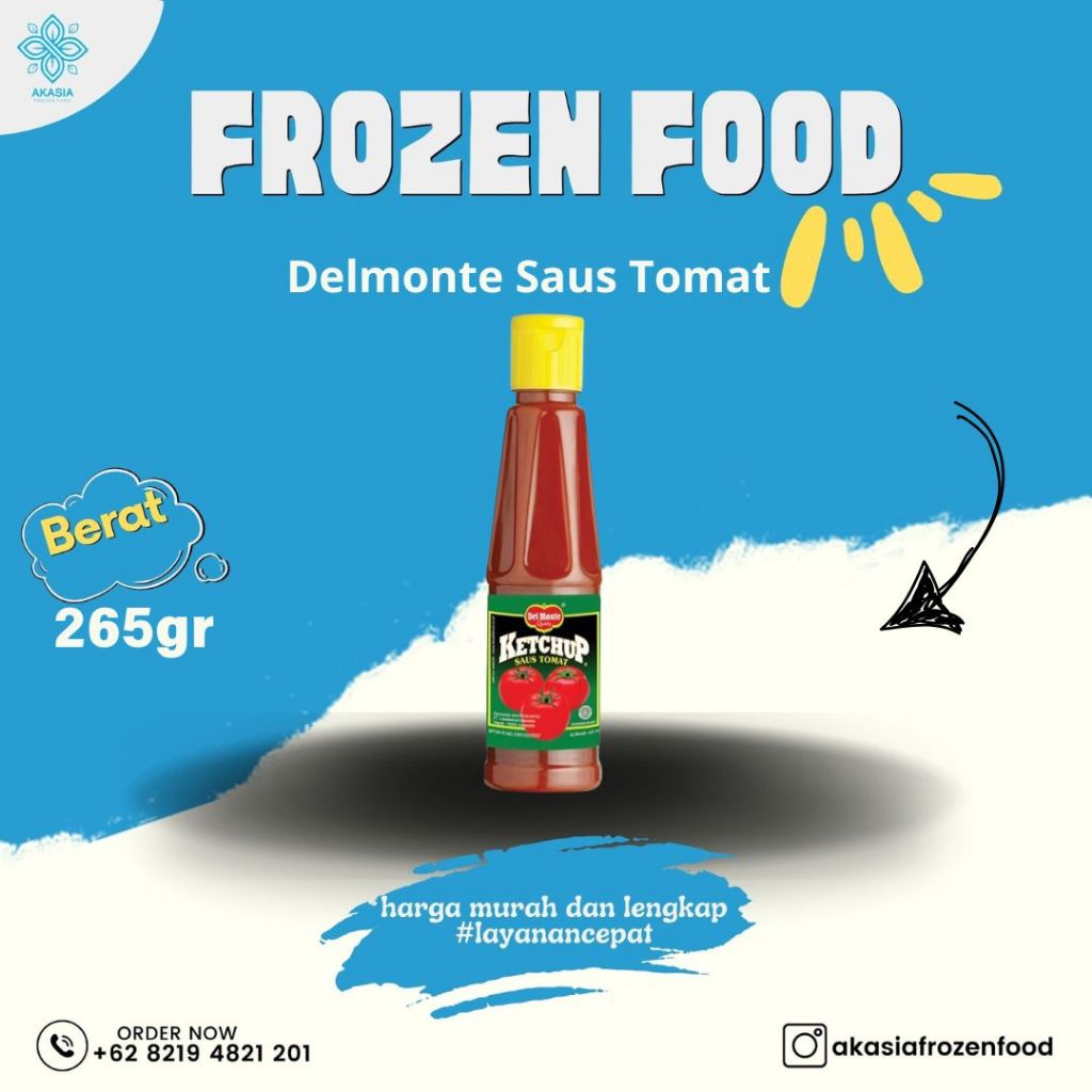 

Delmonte Saus Tomat Botol (265ml, 135ml)