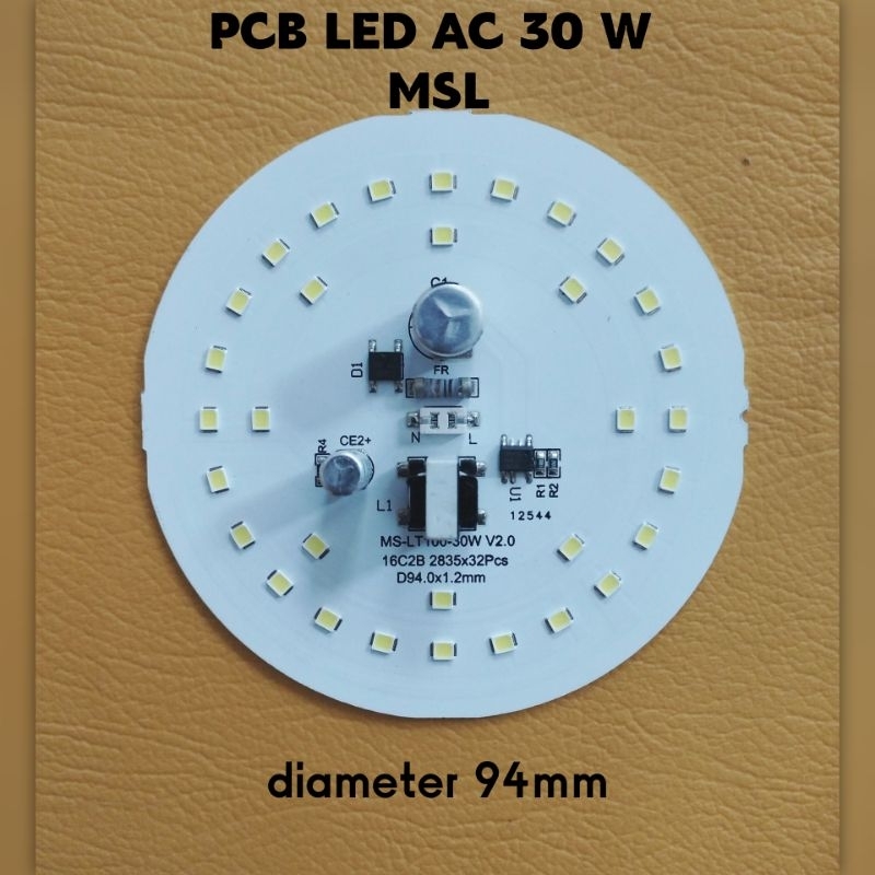 PCB LAMPU LED AC 30W MSL