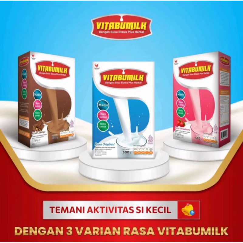 

VITABUMILK SUSU KAMBING ETAWA PLUS HERBAL || KEMASAN 500 GRAM || BPOM || HALAL
