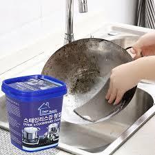 KRIM Sabun Cuci PEMBERSIH PANCI TEFLON WAJAN NODA KERAK GOSONG KOREA | Krim Pembersih Kerak Panci Wa