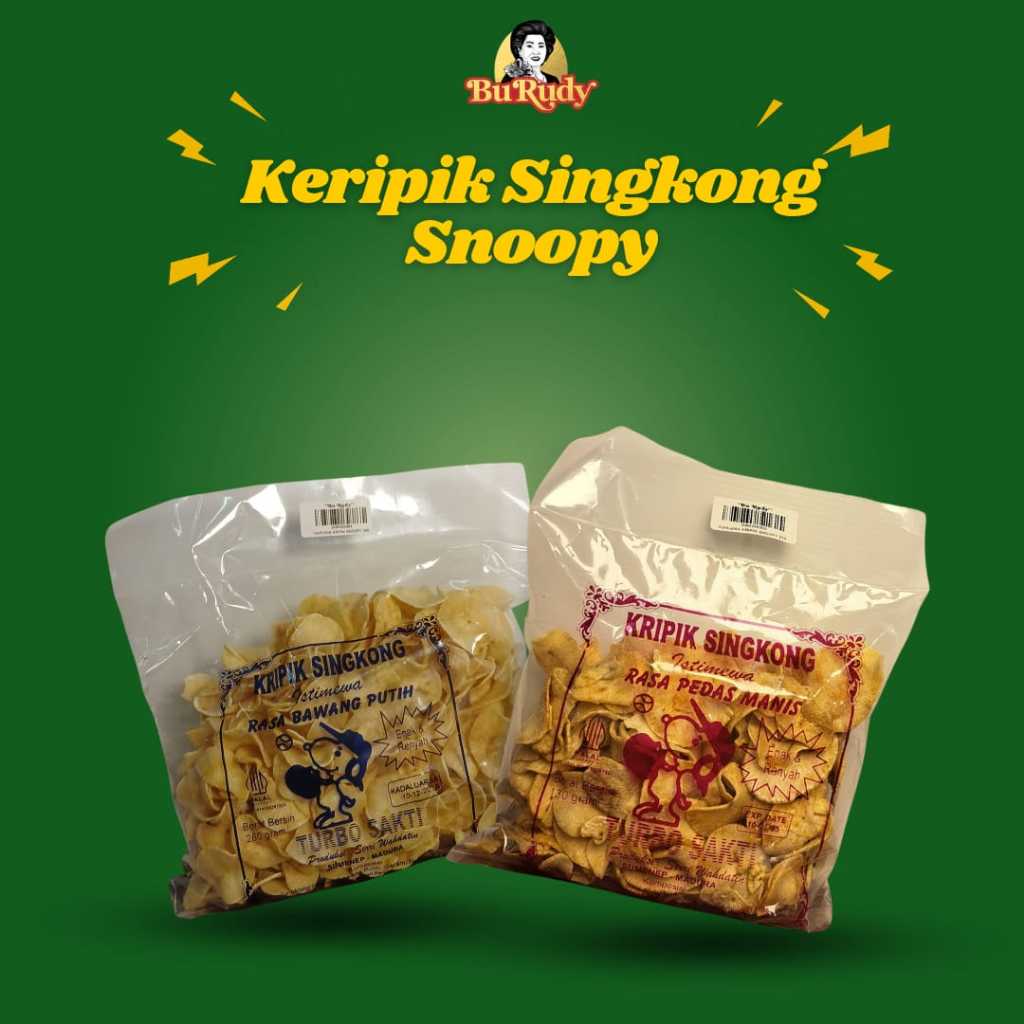 

Keripik Singkong Snoopy 130gr & 260gr