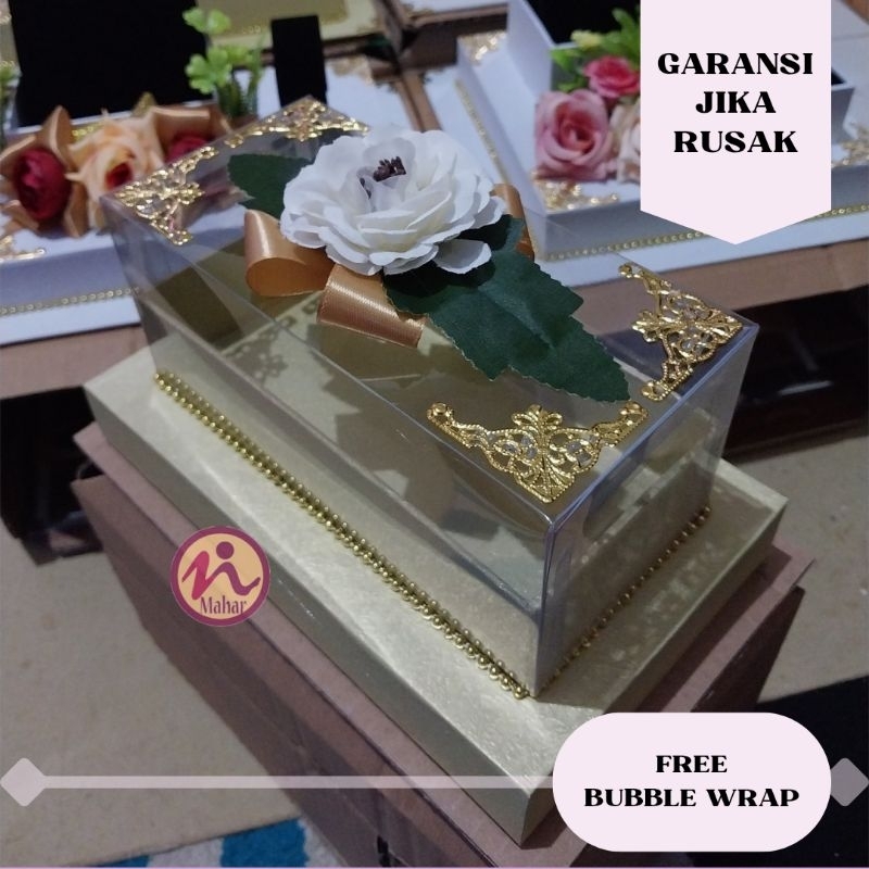 Kotak uang mahar seserahan full mika