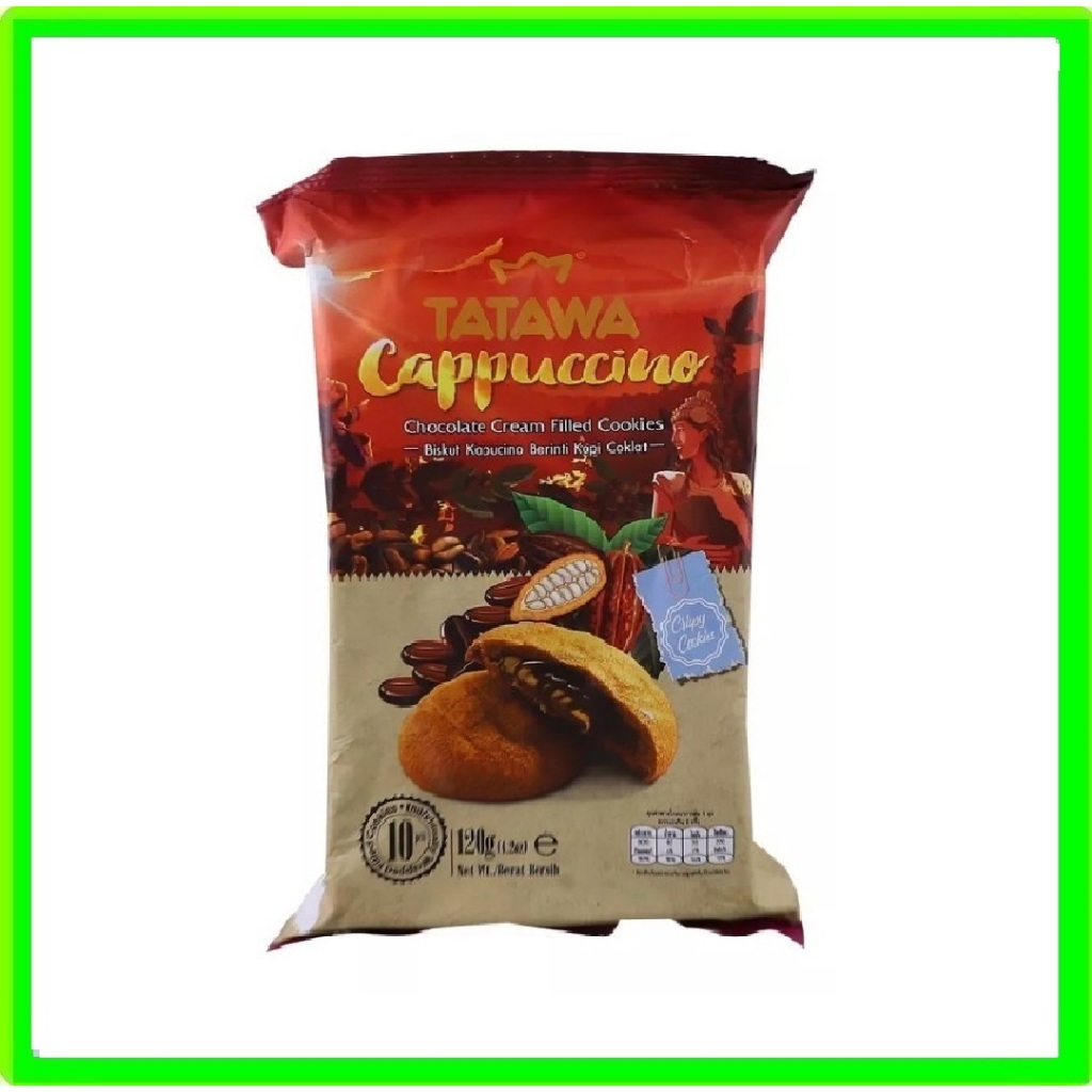 

TATAWA Cappuccino Cookies coffee chocolate biskuit coklat kopi 120gr