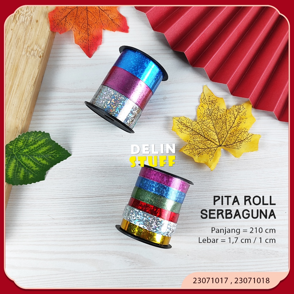 

Pita Roll Serbaguna Pita Roll Balon Warna Warni Pita Roll Dekorasi Pesta Ulang Tahun Pita Roll 2 Meter (23071017 23071018)