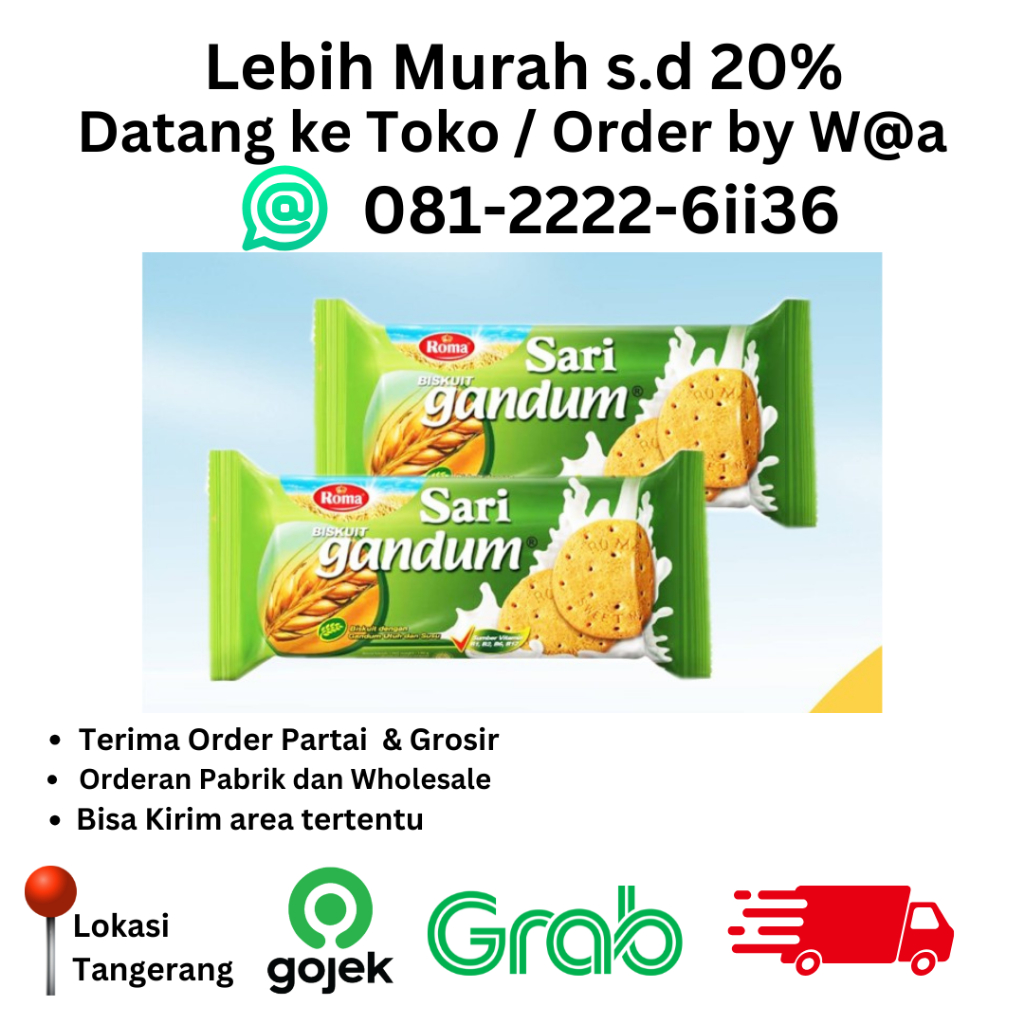 

Gandum Tawar Roll 1 Dus
