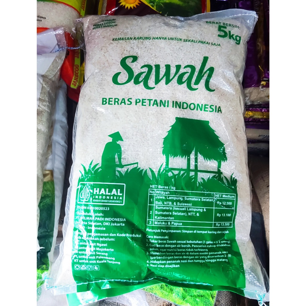 

Beras Putih Cap Sawah 5 kg