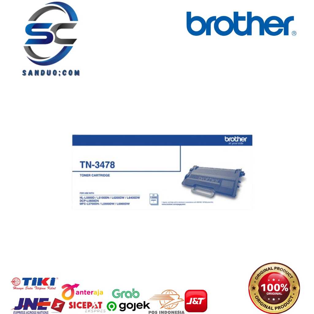 Toner brother TN 3478 origin
