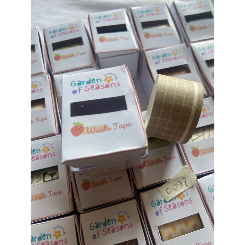 

0097 deco tape green lucu