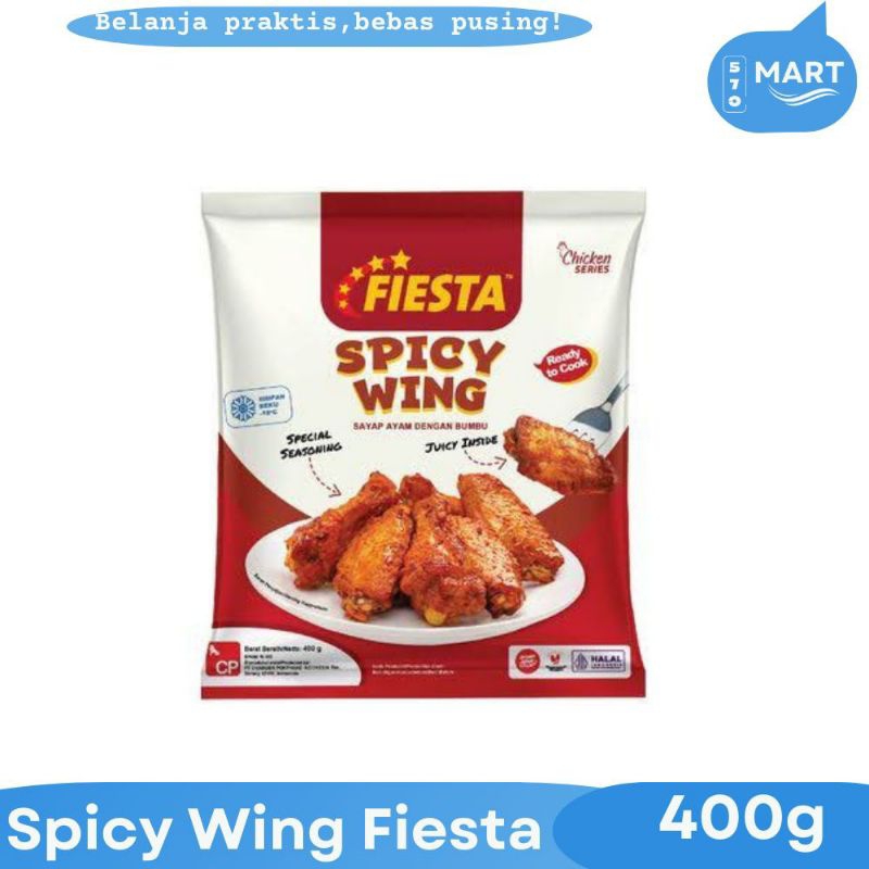 

Fiesta Spicy Wing ayam Sayap Dengan bumbu 400gr