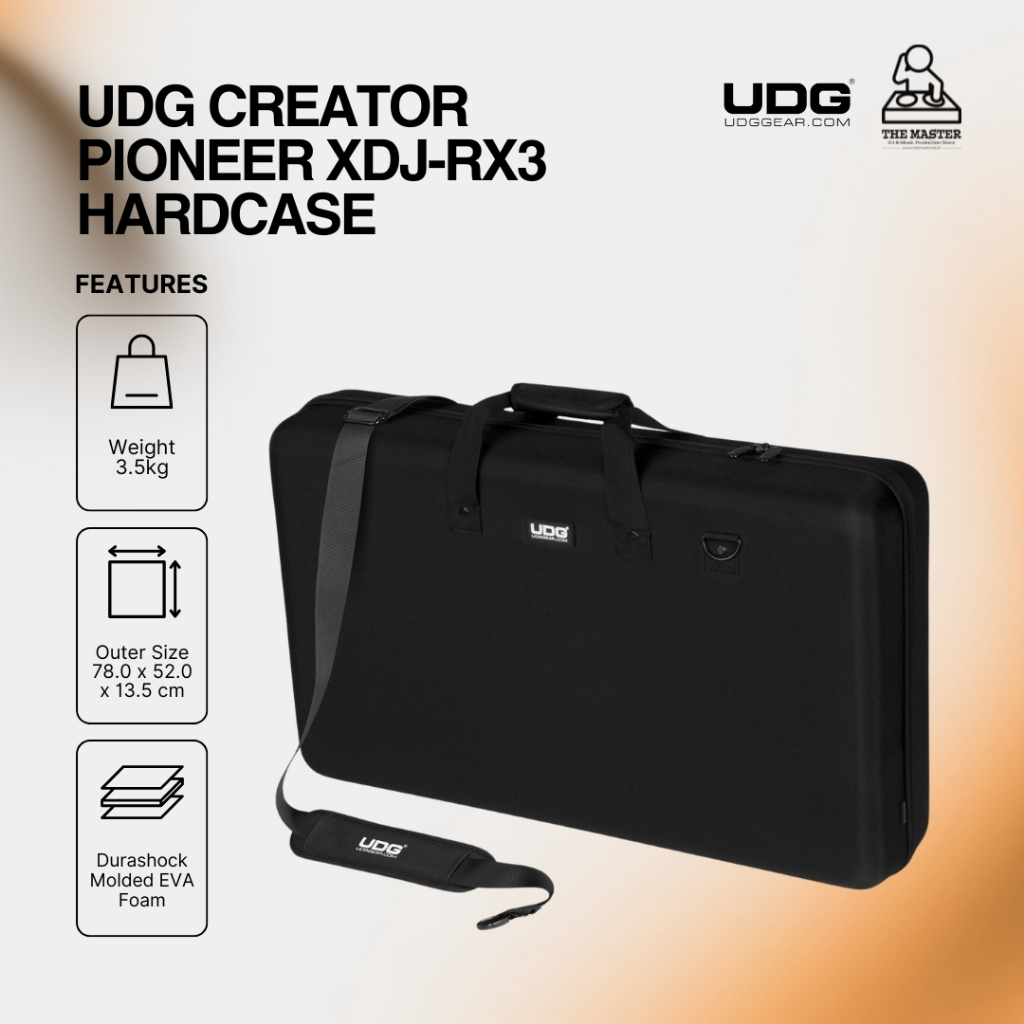 UDG Creator Pioneer XDJ-RX3 Hardcase DJ Bag Tas Alat DJ