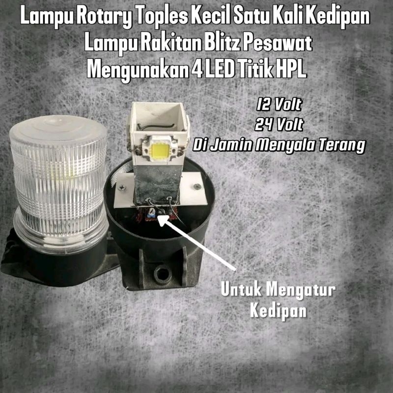 Lampu lotary satu kali kedip lampu rakitan blizt pesawat di jamin terang car truk